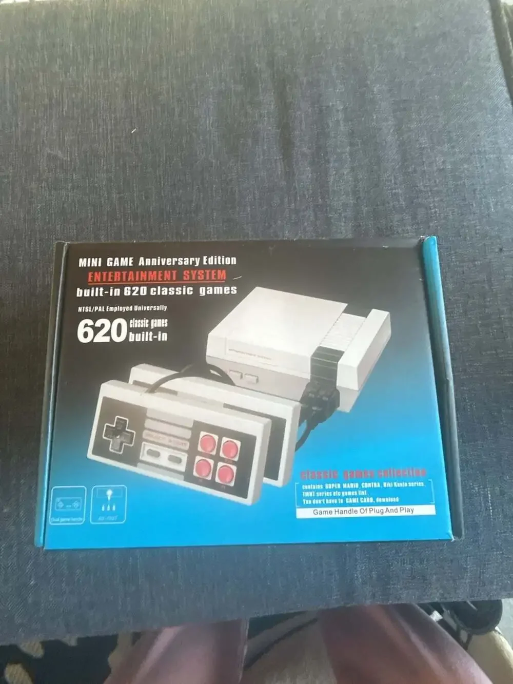 Mini Game Anniversary Edition Entertainment System with 620 Built-in Classic Gam
